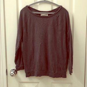 ZARA grey long sleeve T